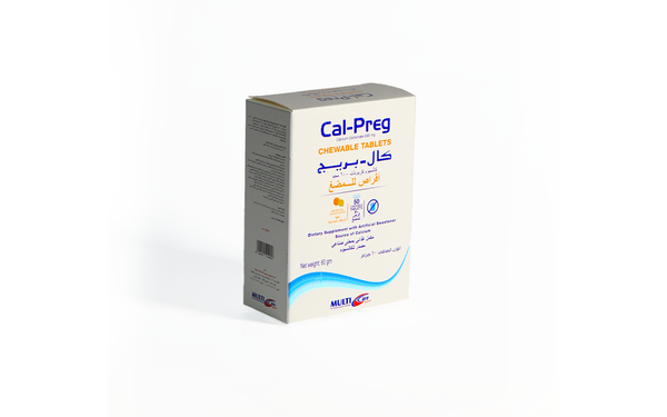 Cal Preg Chewable 600 mg