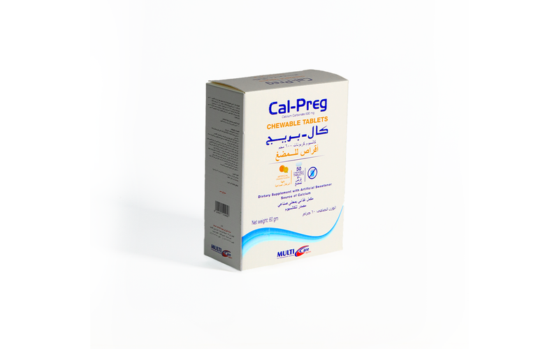 Cal Preg Chewable 600 mg